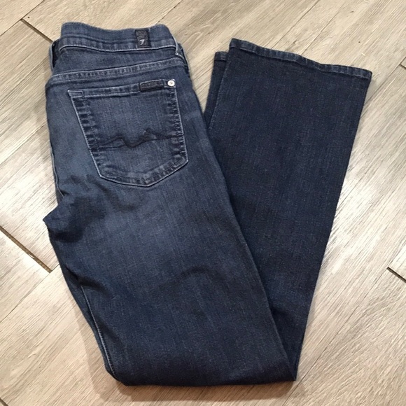 7 for All Mankind Medium Wash Bootcut Jeans size 29 - Picture 1 of 10